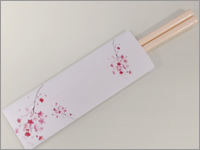 桜柄の箸袋