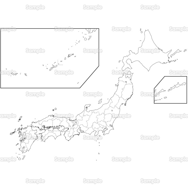 今日は 地図の日 無料 県境線入り 日本地図 工房長のテンプレート玉手箱